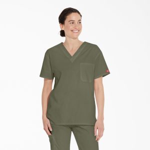 Unisex EDS Signature V-Neck Scrub Top