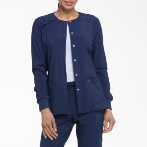 Women's EDS Essentials Snap Front Scrub Jacket