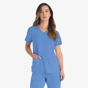 Women's EDS Essentials V-Neck Scrub Top