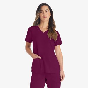 Women's EDS Essentials V-Neck Scrub Top