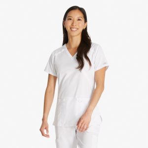 Women's EDS Essentials Mock Wrap Scrub Top
