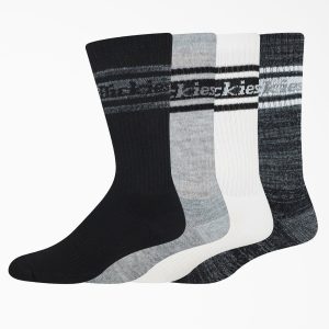 Rugby Stripe Socks. Size 6-12. 4-Pack