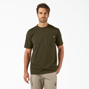 Heavyweight Heathered Short Sleeve Pocket T-Shirt
